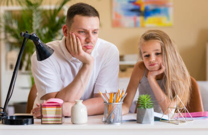 tutor working with a student